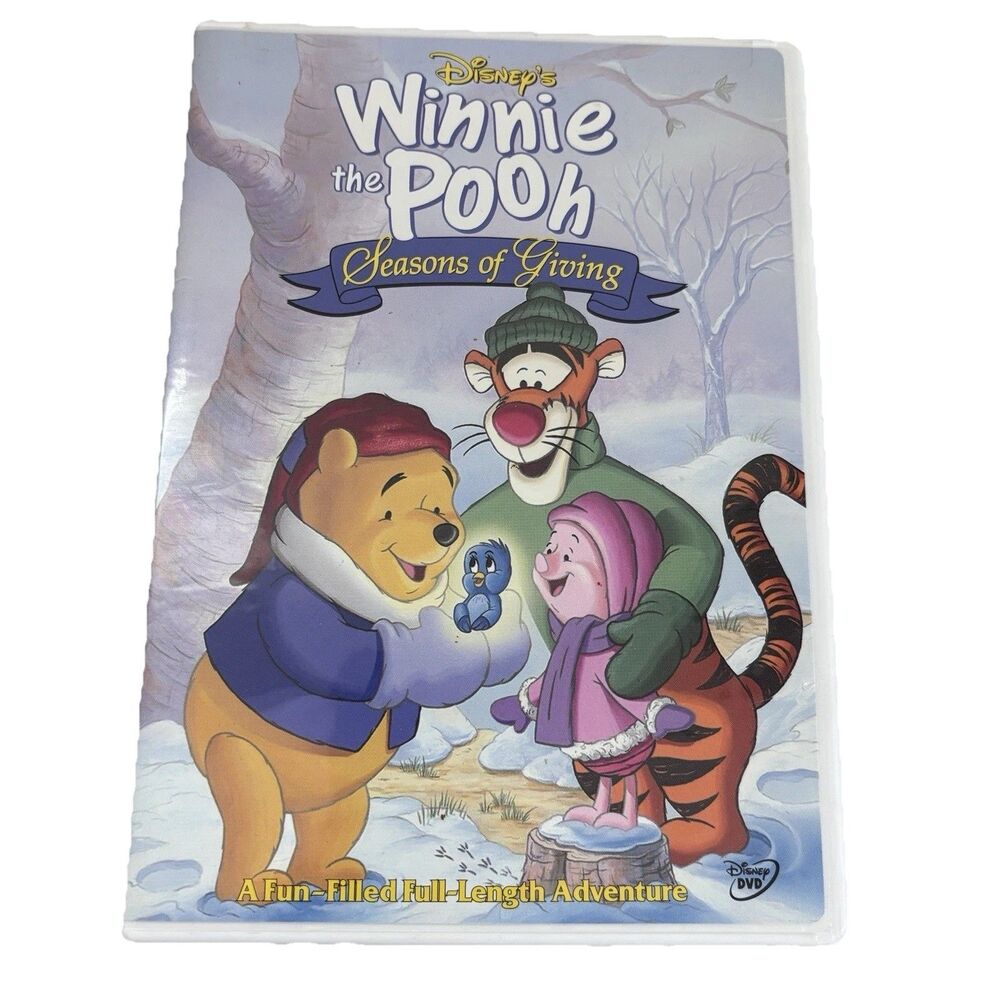 Winnie The Pooh: Seasons Of Giving DVD 10th Anniversary Ed Disney Xmas Holiday
